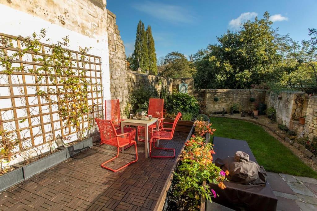 Georgian House Garden Apartment Bath Extérieur photo