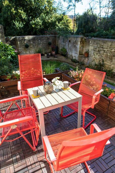 Georgian House Garden Apartment Bath Extérieur photo