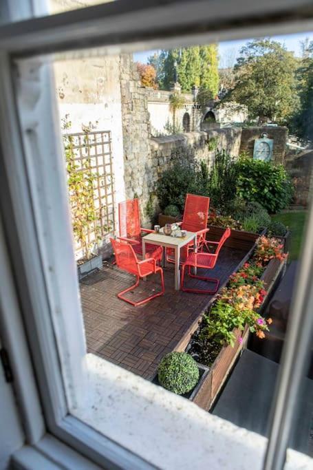 Georgian House Garden Apartment Bath Extérieur photo